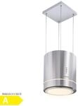 Tron Ambience Inselabzugshaube &Oslash;38cm Umluft 540m&sup3;/h LED Edelstahl Edelstahl