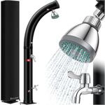 KESSER&reg; Solar Gartendusche Solardusche Bogen mit Schutzhaube warmes Wasser...