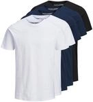 JJEORGANIC BASIC TEE O-NECK 5PK Herren T-Shirt
