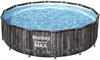 Bestway® Steel Pro MAX™ Frame Pool Komplett-Set mit Filterpumpe Ø 427 x 107 cm,