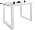 VCM Holz Schreibtisch H. 76 x B. 140 x T. 80 cm Computertisch schlicht F&uuml;&szlig;e...