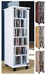 VCM CD Regal Holz CD Schrank mit ESG-Sicherheitsglast&uuml;ren f&uuml;r 204 CDs oder 72