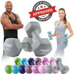 Miweba Sports Gymnastikhanteln 2er-Set NKH100, bodenschonend, 0,5-10 kg,