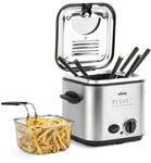 W&euml;asy TB600 Elektrische Fritteuse und Fondue, 2 in 1, 6 Gabeln, Geruchsfilter,