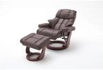 iNNoSeat by MCA + CALGARY XXL Relaxer 180 mit Hocker - versch. Ausf&uuml;hrungen - braun