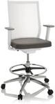 hjh OFFICE Counterstuhl ASPEN WORK W Stoff / Netzstoff mit Armlehnen