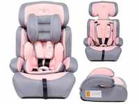 Blij`r Ivo pink/grey Autositz Kindersitz Gruppe I-III 9-36kg mit...