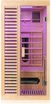 Dewello&reg; Infrarotkabine Infrarotsauna HAMLIN 90cm x 90cm inkl. 4 Keramikstrahler,