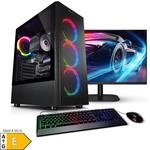 PC Set Gaming mit 27 Zoll TFT Raptor V AMD Ryzen 5 5600GT, 32GB DDR4, AMD Vega