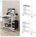 VICCO Computertisch HARM Tisch B&uuml;rotisch Laptoptisch B&uuml;ro Schreibtisch rollbar