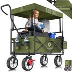KESSER&reg; Bollerwagen faltbar mit Dach Handwagen Transportkarre Ger&auml;tewagen ...