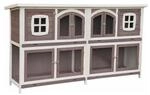 Nanook XXL Kleintierstall Murmel taupe 211x52x107 cm