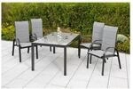 Merxx 5tlg. Marini Set Tisch 150x90 cm