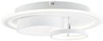 BRILLIANT Lampe, Sigune LED Deckenleuchte 40x40cm wei&szlig;/schwarz, 1x LED integriert,