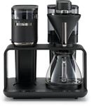 MELITTA 1024-03 EPOS schwarz/silber Filterkaffeemaschine (Integrierte Kaffeem&uuml;hle,