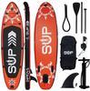 24MOVE® Standup Paddle Board SUP, inkl. umfangreichem Zubehör, Paddel und