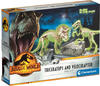 Clementoni Experimentierkasten Jurassic World 3 - Ausgrabungs-Set Triceratops &