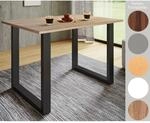 VCM Premium Holz Esstisch H. 76 x B. 80 x T. 50 cm K&uuml;chentisch Speisetisch Tisch