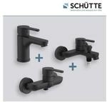 SCH&Uuml;TTE Waschtischarmatur DENVER, Wasserhahn Bad Schwarz matt