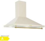 Montblanc 90 Dunstabzugshaube 599m&sup3;/h 165W 2x1,5W LED Reling