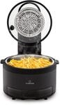 Vendure Hei&szlig;luftfritteuse mit Dampffunktion 1250W 5 Liter 6 Programme Schwarz