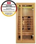 Artsauna Infrarotkabine Nyborg S90V Vollspektrumstrahler & Ambiente LED Beleuchtung