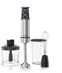 Arendo Stabmixer Edelstahl Set - P&uuml;rierstab - stufenlose Geschwindigkeit +