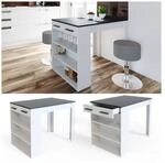 Vicco Bartisch Repose Stehtisch Loungetisch Tresentisch Tisch K&uuml;chentisch Regal