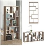 Vicco Raumteiler Noa B&uuml;cherregal Standregal Aktenregal Hochregal Regal Sonoma