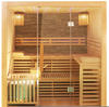 Dewello® Finnische Traditionelle Sauna SARNIA PLUS 180cm x 140cm inkl. 6 KW...