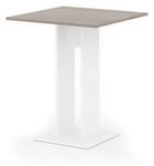 VICCO Esstisch Repose K&uuml;chentisch Esszimmer S&auml;ulentisch wei&szlig; Sonoma Eiche 65x65