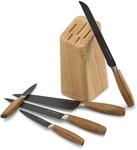 ECHTWERK K&uuml;chenmesser Set Classic Black Edition 6tlg EW-SM-0366-2