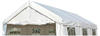 DEGAMO Ersatzdach / Dachplane PALMA für Zelt 3x6 Meter, PE weiss 180g/m², incl.