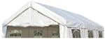 Ersatzdach / Dachplane PALMA f&uuml;r Zelt 3x6 Meter, PE weiss 180g/m&sup2;, incl.