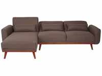 Sofa MCW-J20, Couch Ecksofa, L-Form 3-Sitzer Liegefläche Schlaffunktion Stoff/Textil