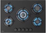 Firetale Gaskochfeld 5-flammig 70 cm Aluminium-Brenner inkl. Schlauch und