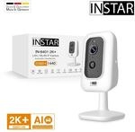 INSTAR IN-8401 2K+ &Uuml;berwachungskamera Wei&szlig;