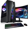 PC Set Gaming mit 23.8 Zoll TFT Viper V AMD Ryzen 5 5600G, 32GB DDR4, AMD Vega