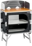 BRUNNER Camping Küche Azabache Cube Falt Schrank Grill Klapp Tisch Bambus Holz BRUNNER Camping Küche Azabache Cube Falt Schrank Grill Klapp Tisch Bambus Holz
