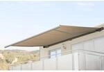Elektrische Kassettenmarkise H122, Markise Vollkassette 4x3m ~ Polyester Creme