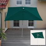 Sonnenschirm Castellammare, Gartenschirm, 2x3m rechteckig neigbar, Polyester/Alu