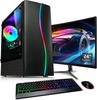 PC Set Gaming mit 23.8 Zoll TFT Viper V AMD Ryzen 5 5600G, 16GB DDR4, AMD Vega