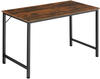 tectake® Schreibtisch Jenkins - Industrial Holz dunkel, rustikal, 140 cm