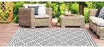 Gartenteppich outdoor Austin grau Teppich 120x180 cm