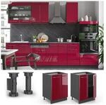 VICCO Unterschrank 60 cm K&uuml;chenschrank H&auml;ngeschrank K&uuml;chenzeile Fame-Line