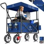 KESSER&reg; Bollerwagen faltbar mit Dach Handwagen Transportkarre Ger&auml;tewagen ...