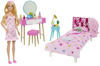 Mattel HPT55 - Barbie - Spielset, Puppe mit Schlafzimmer