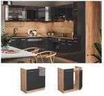 Vicco Sp&uuml;lenunterschrank K&uuml;chenschrank K&uuml;chenzeile R-Line 80 cm Goldkraft