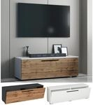 VCM TV M&ouml;bel Lowboard Fernsehschrank mit breiter Klappt&uuml;r Ma&szlig;e H. 39 x B.