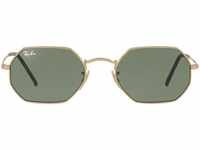 Ray-Ban 'Octagonal Flat' Sonnenbrille - Gold RB3556N00113340862